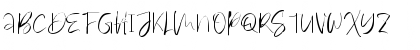 Download Antosan Regular Font Uppercase Preview