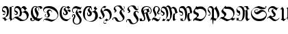 Download Leibniz-Fraktur Regular Font Uppercase Preview