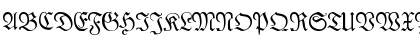 Download Leipzig Fraktur Normal Font Uppercase Preview