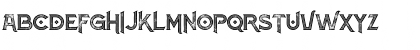 Download Atlantis Inline Grunge Inline Grunge Font Uppercase Preview
