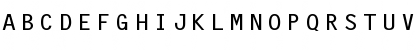 Download Letter Gothic Line Monospace Font Uppercase Preview