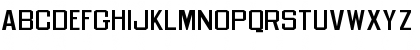 Download LHF Old Block RegMed Regular Font Uppercase Preview
