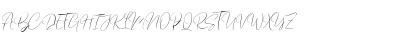 Download Barosaki Script Regular Font Uppercase Preview