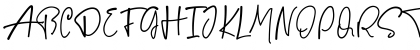 Bigfish Regular Font Uppercase Preview