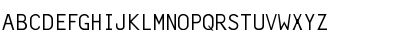 Download Line Printer Regular Font Uppercase Preview
