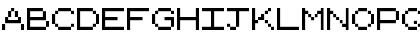 Download Bittypix Monospace Regular Font Uppercase Preview
