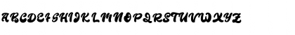 Download Boldie Script Regular Font Uppercase Preview