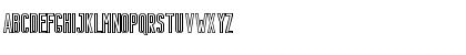 Download Bondie Outline Regular Font Uppercase Preview