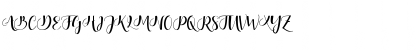 Download Bontella Script Regular Font Uppercase Preview