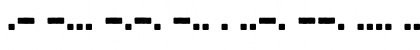 Download Bootcamp Morsecode Regular Font Uppercase Preview