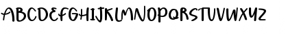 Download Borjuis Regular Font Uppercase Preview
