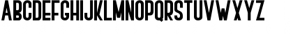 Download BOVEN 1 Regular Font Uppercase Preview