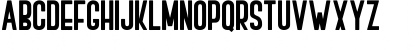 Download BOVEN 2 Regular Font Uppercase Preview