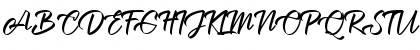 Download Brilliantte Presonal Use Only Regular Font Uppercase Preview