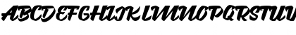 Download Brotha Script Regular Font Uppercase Preview