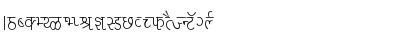 Download Liza Thin Regular Font Uppercase Preview