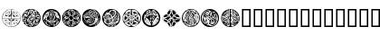 Download LM Celtic Circles Regular Font Uppercase Preview
