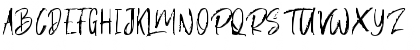 Download Butter Luchy Free Regular Font Uppercase Preview
