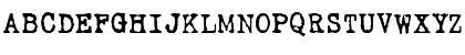 Download LoveLetterTypewriter Regular Font Uppercase Preview