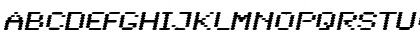 Download LowtechExtended Oblique Font Uppercase Preview