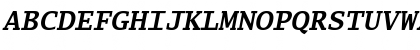 Download LucidaTypewriter BoldItalic Font Uppercase Preview