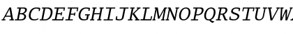 Download LucidaTypewriter RomanItalic Font Uppercase Preview