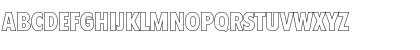 Download LuisBeckerOutline-ExtraBold Regular Font Uppercase Preview