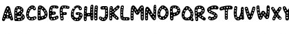 Download Crazy Dots Regular Font Uppercase Preview