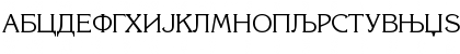 Download Macedonian Karina Regular Font Uppercase Preview