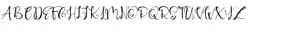 Download Cute Thing Script (Demo) Regular Font Uppercase Preview