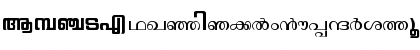 Download Malyalam Vijay Demo Regular Font Uppercase Preview