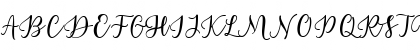 Download Estafet Letter Script Med Regular Font Uppercase Preview