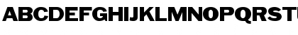 Download BenjaminGothicWide Regular Font Uppercase Preview