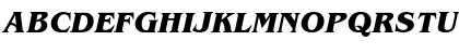 Download BenjaminSerif BoldItalic Font Uppercase Preview