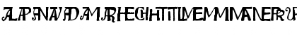 Download Bensgothic Ligatures Regular Font Uppercase Preview