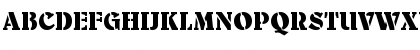 Download Benson-Stencil Bold Font Uppercase Preview