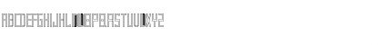 Download Frankstern Outline Regular Font Uppercase Preview
