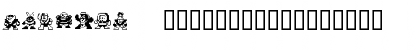 Download MegaMan .Villanz Font Uppercase Preview
