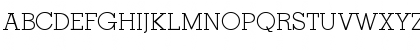 Download MesaLight Regular Font Uppercase Preview