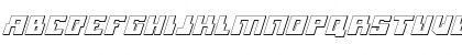 Download Micronian 3D Italic Italic Font