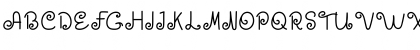 Download HOLY MOLLYN Regular Font Uppercase Preview