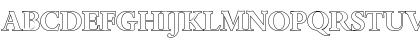 Download BernsteinOutline Bold Font Uppercase Preview