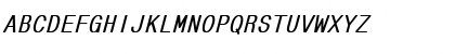 Download MonoCondensed Bold Italic Font