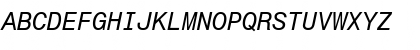 Download Monospac821 BT Italic Font