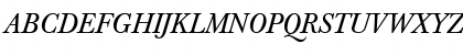 Download BertholdBaskerville RomanItalic Font Uppercase Preview