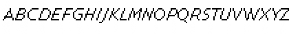 Download BetabetWebItalic Regular Font Uppercase Preview