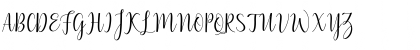 Download Lilly Mae Regular Font Uppercase Preview