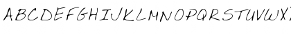 Download MyrasHand Regular Font Uppercase Preview