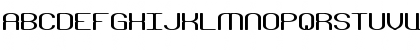 Download Nanosecond Wide BRK Normal Font Uppercase Preview