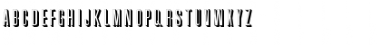 Download Narrow Shadow 2 Regular Font Uppercase Preview